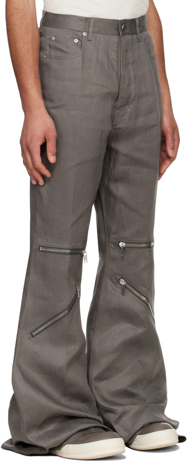 Hlače Rick Owens Rick Owens Hollywood Bolan Cargo Pants Siva | RU01E5336 TWL, 1
