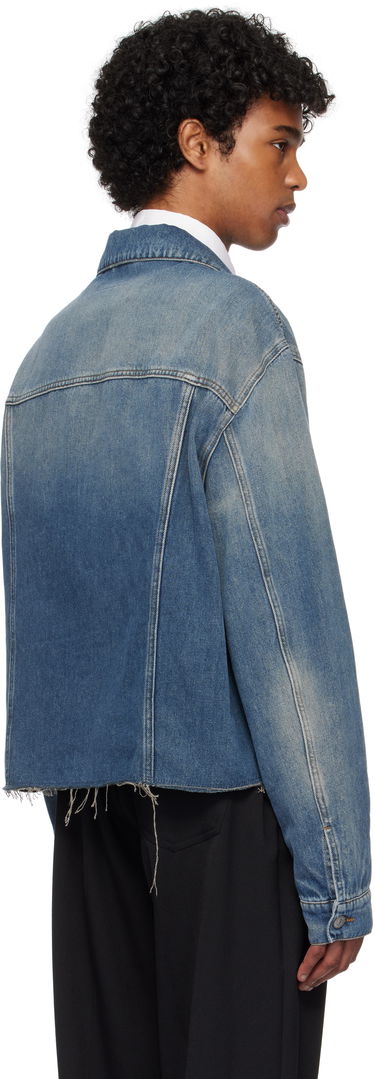 Jakna Maison Margiela MM6 Maison Margiela Raw Edge Denim Jacket Modra | SH0AM0047 M30017, 2
