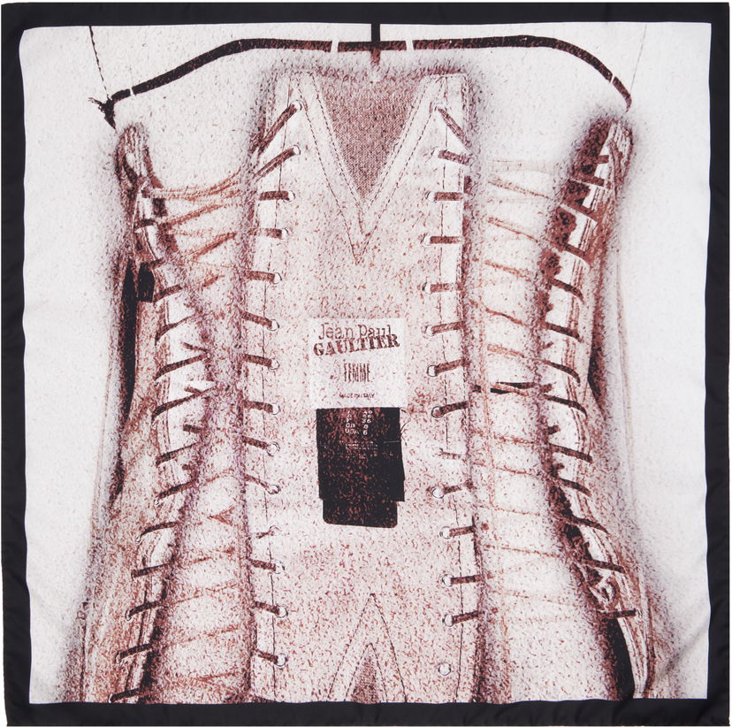 Šala Jean Paul Gaultier Jean Paul Gaultier 'The Trompe L'oeil Corset' Silk Scarf Večbarvna | 25/34-U-EC054-C591-260100