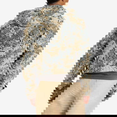 Jakna Acne Studios Distressed Monogram Hooded Denim Jacket Bež | C90202-863, 3