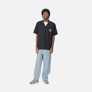 Cargo hlače Carhartt WIP Double Knee Relaxed Fit Work Pants Modra | I033580_9, 3