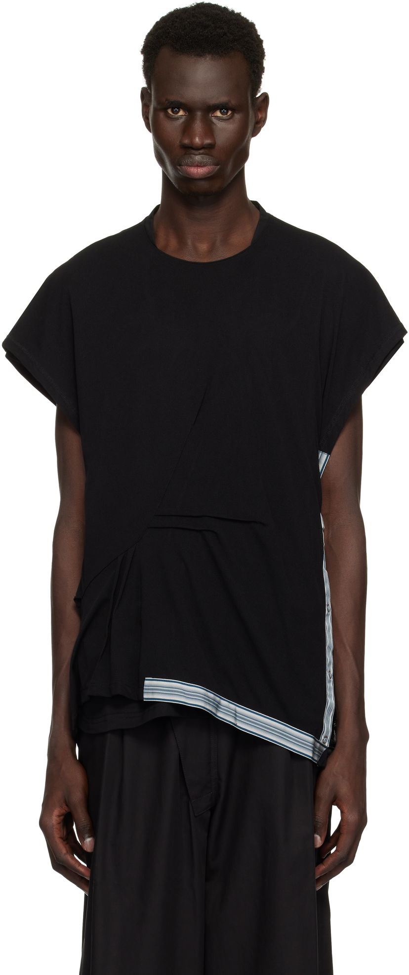 Majica brez rokavov KIKO KOSTADINOV Kiko Kostadinov Inex Sleeveless T-Shirt Črna | KKSS25TP01-74