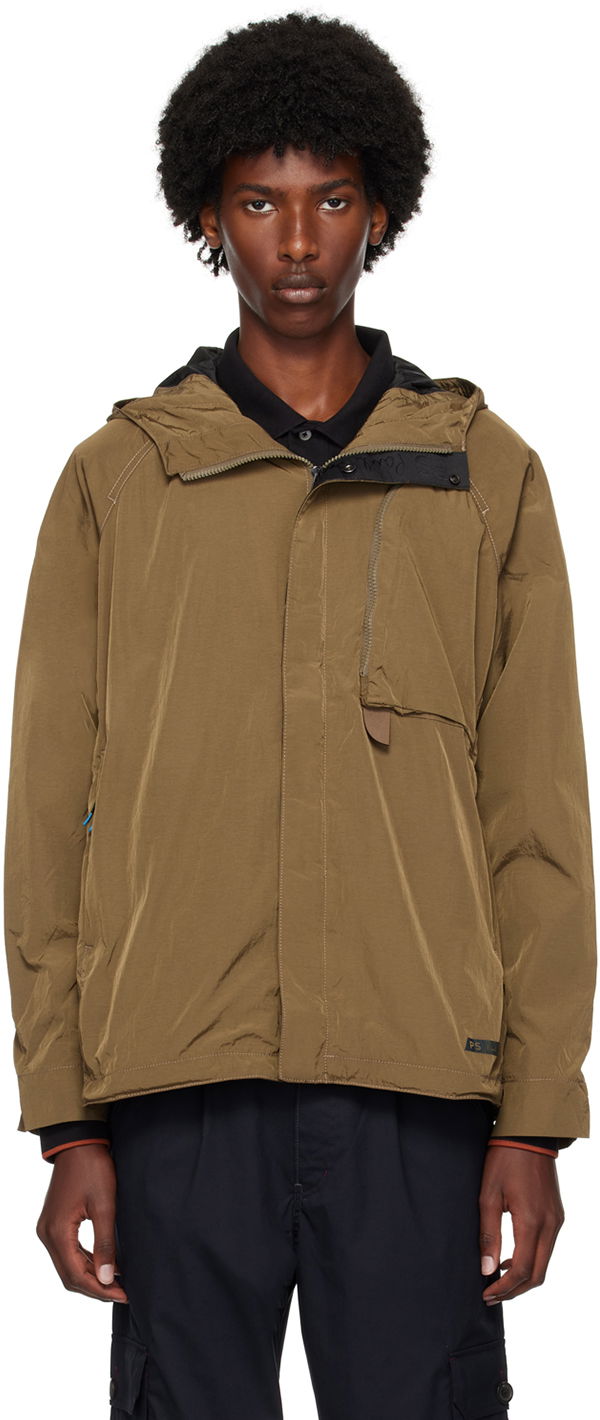 Vetrovka Paul Smith PS Paul Smith Hooded Jacket Rjava | M2R-035Z-N22088-68