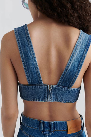 Krop-top AXEL ARIGATO Jules Denim Top Modra | A0903004, 6