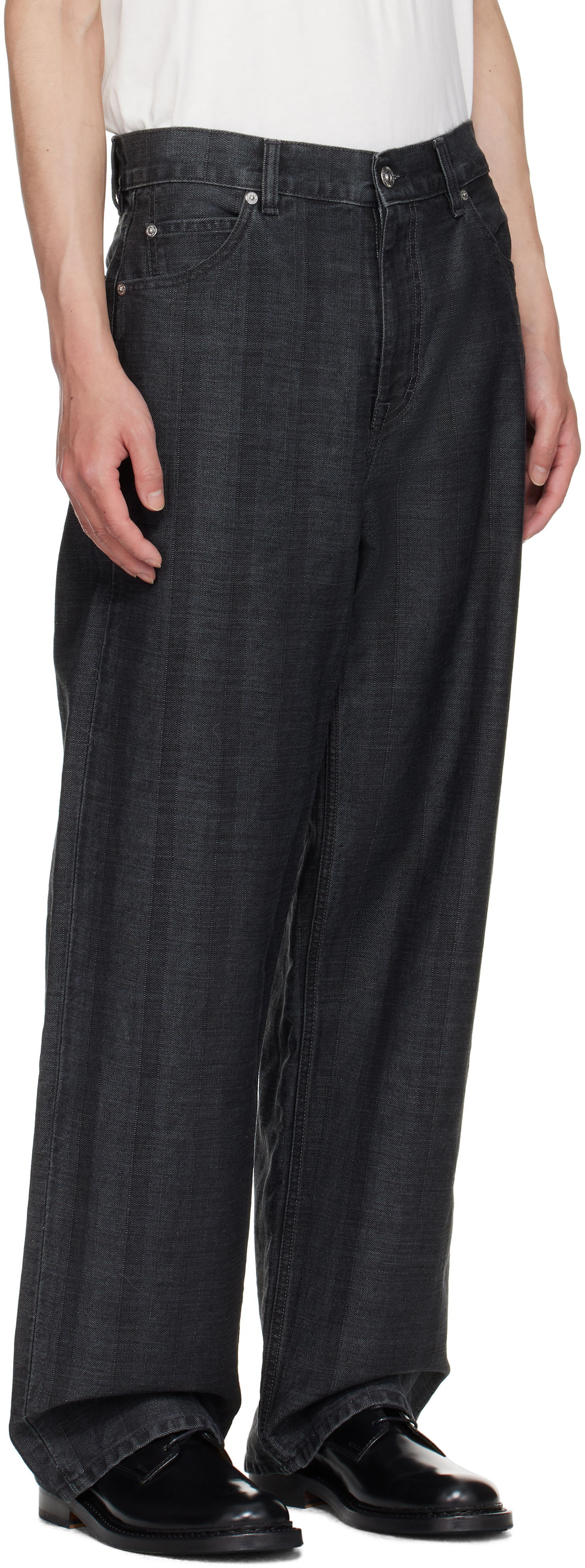 Kavbojke OUR LEGACY Our Legacy Vast Cut Jeans Črna | M4255VB, 1