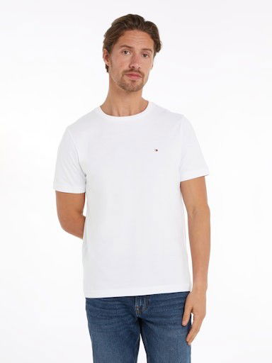Majica Tommy Hilfiger Short Sleeve T-Shirt Bela | MW0MW37267YBR