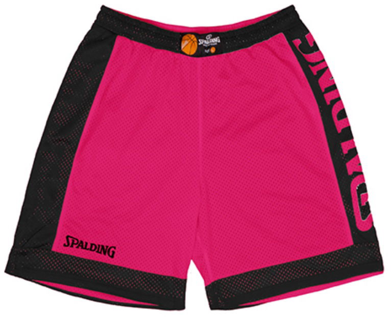 Kratke hlače Spalding Spalding Reversible Shorts Roza | 40221208-fuchsiablack, 0