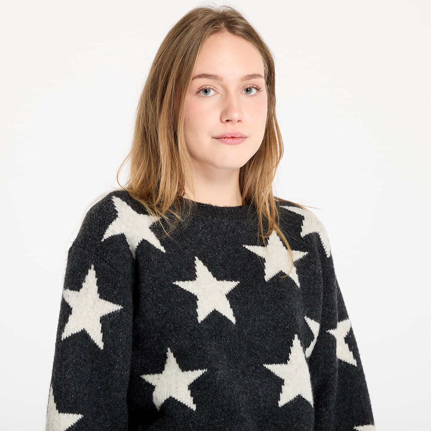 Pleteni pulover Tommy Hilfiger Star Pattern Sweater Črna | DW0DW19915 0GL, 1