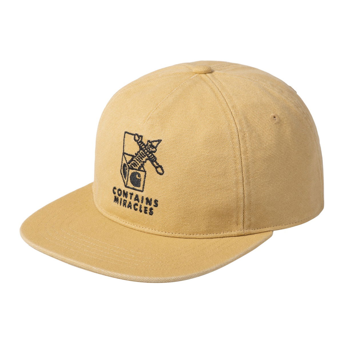 Kapa Carhartt WIP Six-Panel Canvas Cap Rumena | I033625_6, 1