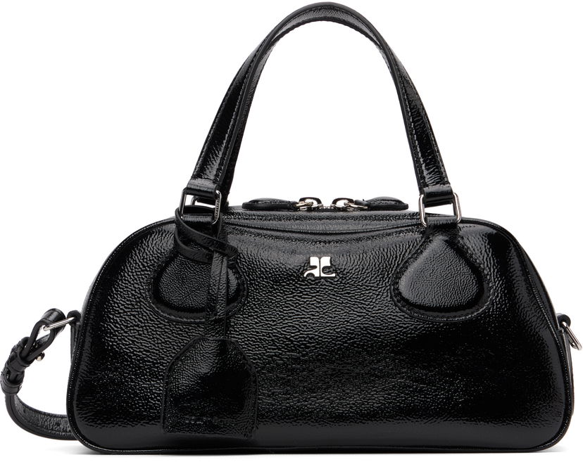 Torbica Courrèges Courrèges Bowling Bag Črna | 325GSA167CR0043