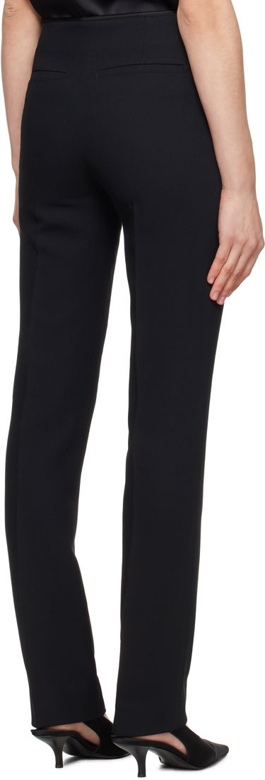 Hlače TOTEME TOTEME Low-Waist Cigarette Trousers Črna | 251-WRB0237-FB0336, 2