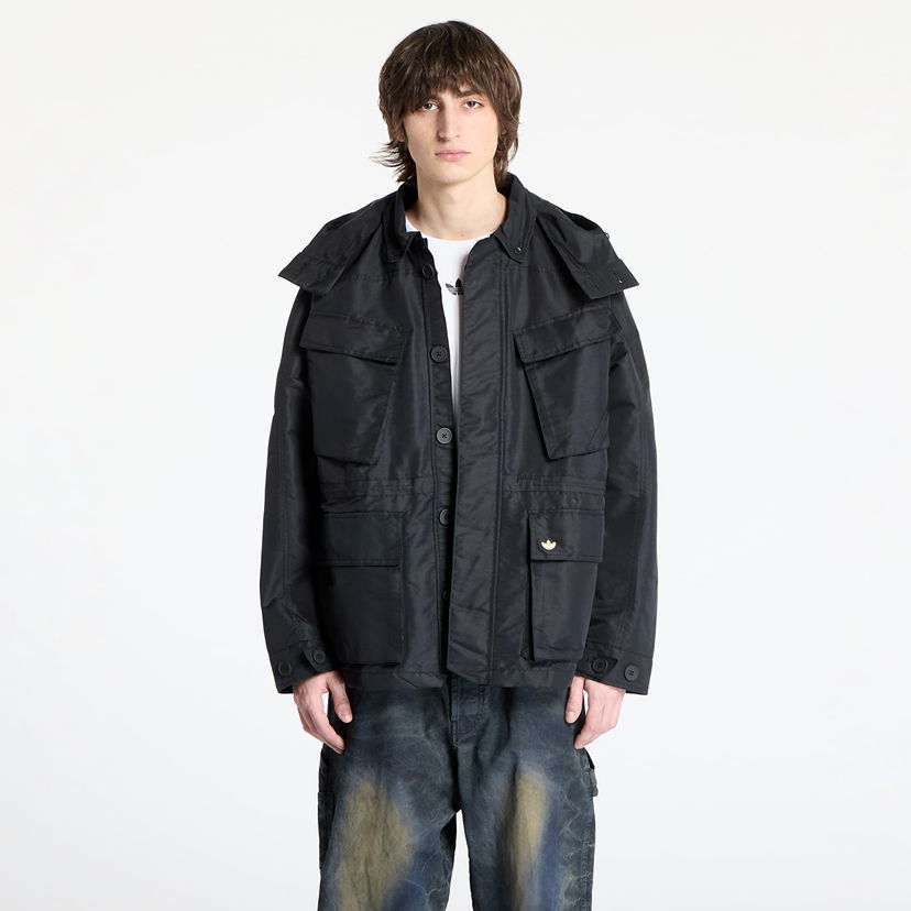 Parka adidas Originals Hooded Field Jacket Črna | IZ3182