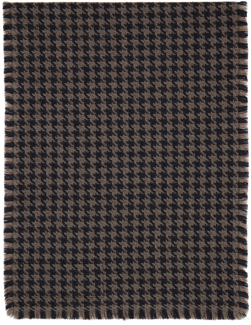 Šala Acne Studios Houndstooth Scarf Siva | CA0264-, 1