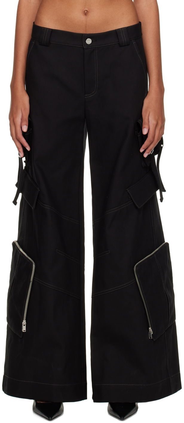 Cargo hlače Dion Lee Dion Lee Multi-Pocket Cargo Trousers Črna | C2076F22, 0