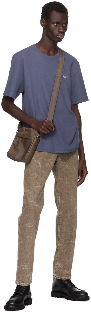 Torba za čez ramo BOSS BOSS Canvas Reporter Bag Zelena | 50536491, 3