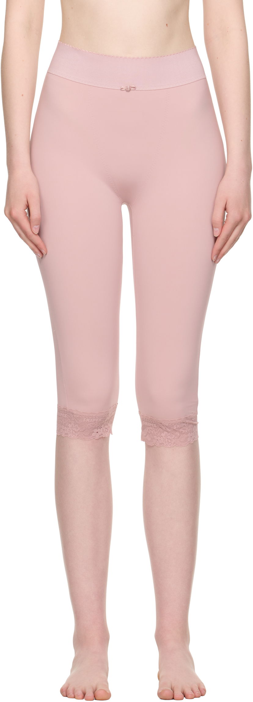 Pajkice SKIMS SKIMS Vintage Shapewear Capri Leggings Roza | BO-PNT-8009W