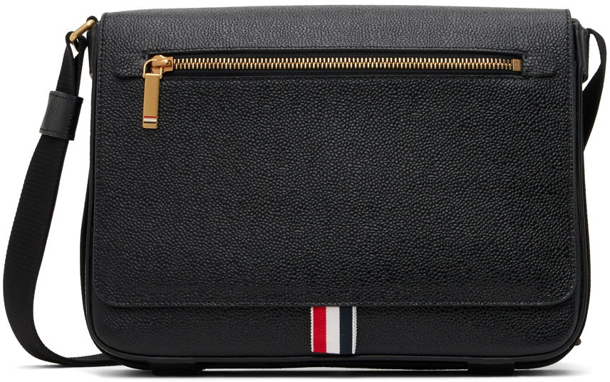 Torba za čez ramo Thom Browne Thom Browne Reporter Bag Črna | MAG143B-00198, 0