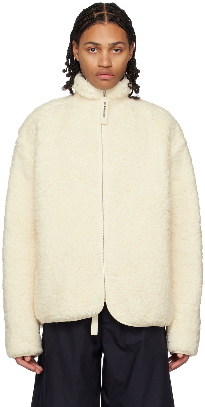 Jakna Jil Sander Zip-Up Jacket Bela | J47GU0011_JTN032, 0