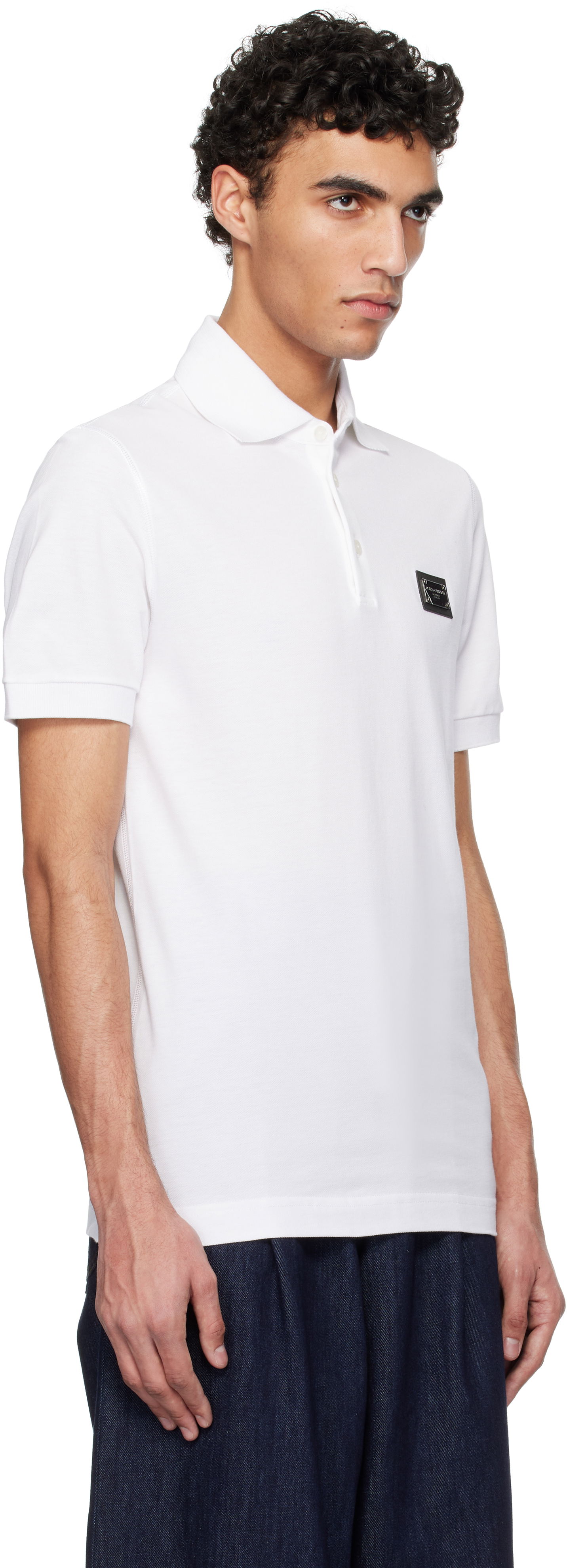 Polo majica Dolce & Gabbana Black Tag Polo Črna | G8PL4TG7F2H, 1
