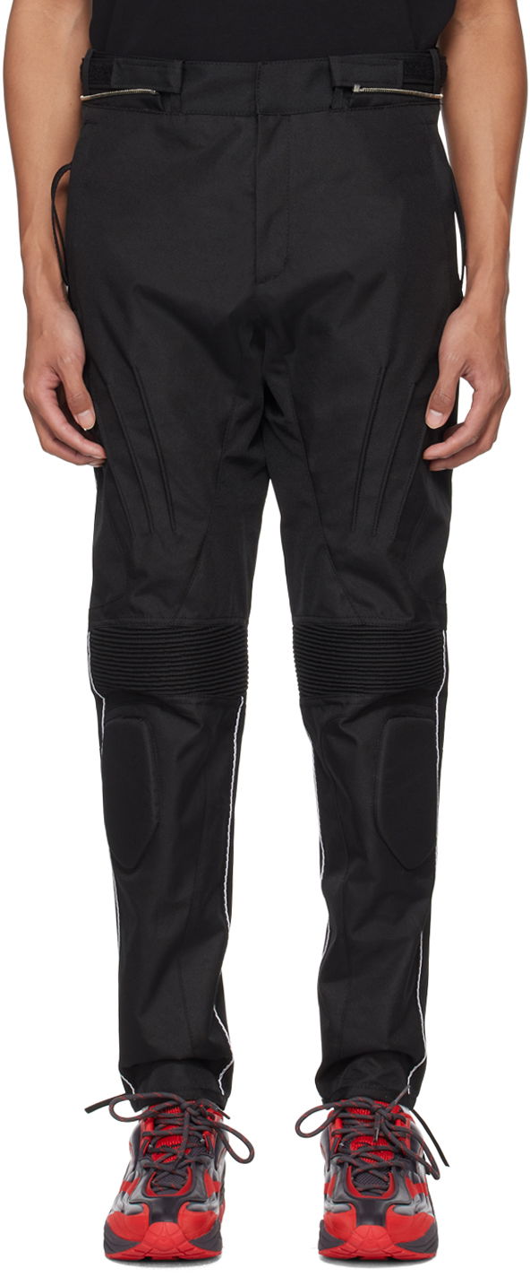 Cargo hlače Kanghyuk Lock Stitched Trousers Črna | PE24SST01, 0