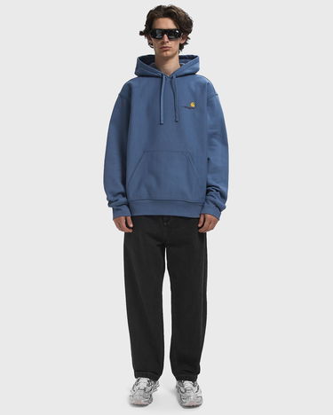 Pulover Carhartt WIP American Script Hoodie Modra | I028279-1YI.XX, 1