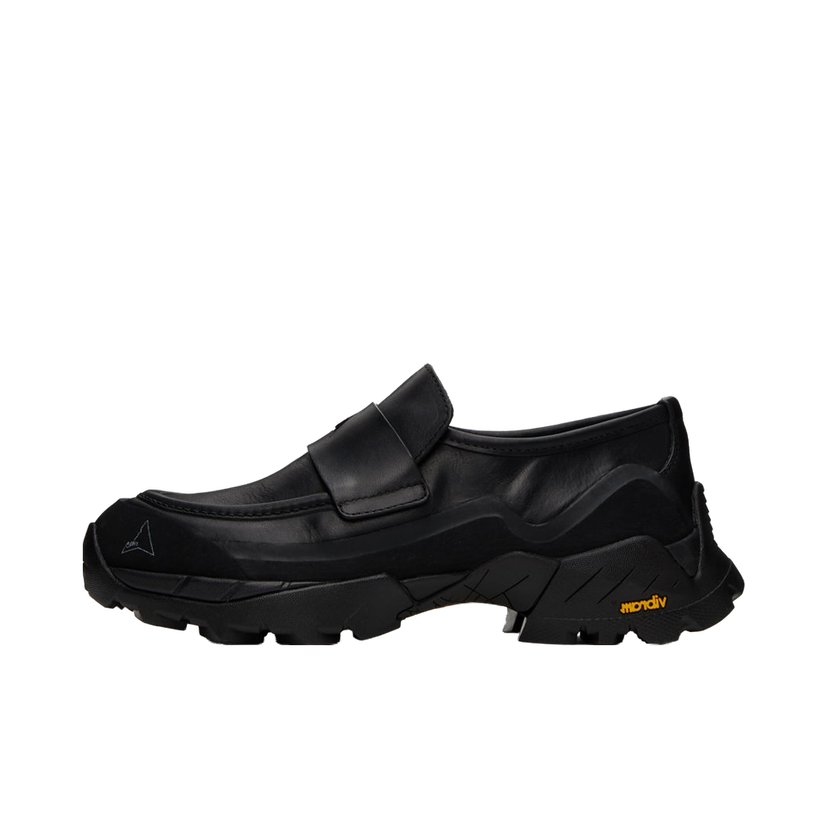 Superge in čevlji ROA Leather Loafers Črna | LOLE10-001