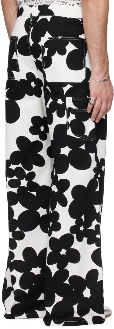 Cargo hlače Marni Marni Dillies Print Cargo Pants Bela | PUMU0287A0 UTC462, 2