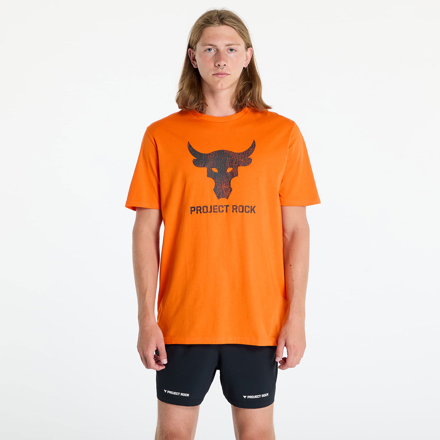 Majica Under Armour Project Rock Payoff Graphc SS Team Orange/ Black Oranžna | 1383191-800, 0