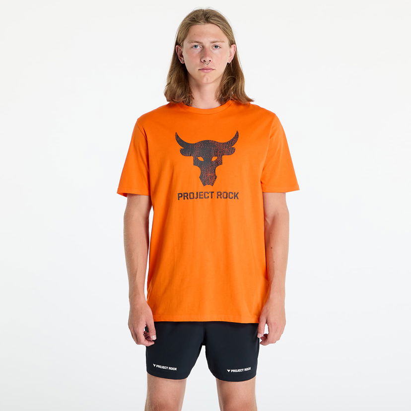 Majica Under Armour Project Rock Payoff Graphc SS Team Orange/ Black Oranžna | 1383191-800