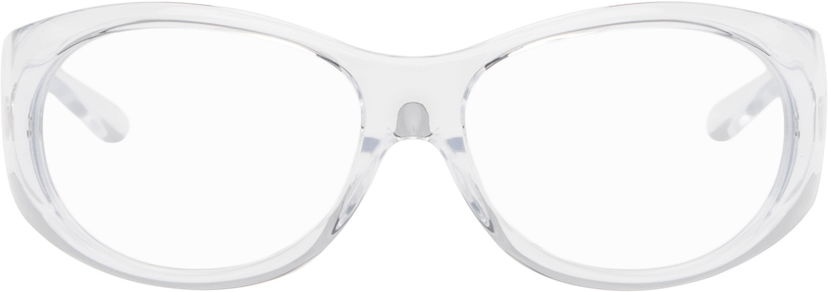 Sončna očala Courrèges Hybrid 01 Sunglasses Bela | 223ALU009AC0006