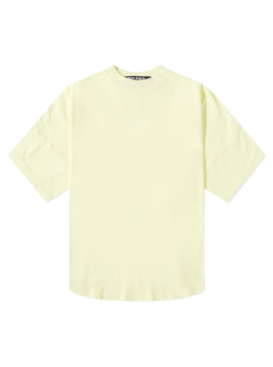 Majica Palm Angels Garment Dyed Oversized Mock Neck Tee Rumena | PMAA002S22JER0066565