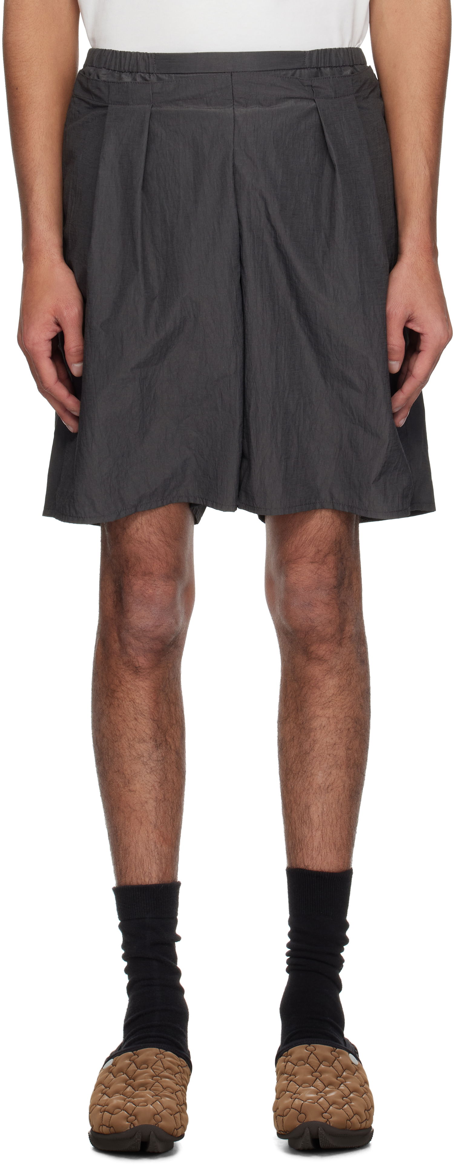 Kratke hlače ADER ERROR ADER error 0202 Pleated Shorts Siva | BO01SSBT0202DR, 0
