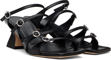Obleke Aeyde Aeyde Eanna Nappa Leather Heeled Sandals Črna | A11-HS-ARCS55TB151-SS25-800-007, 3