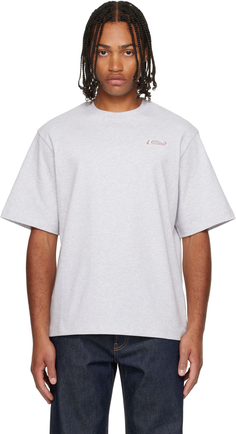 Majica Casablanca 'Casablanca' Logo Patch T-shirt Siva | M-AW25-JTS-044-02