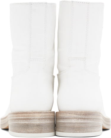 Oblačila Ann Demeulemeester Ann Demeulemeester Billie Canvas Boots Bela | 2201-W-R11-195-001, 1
