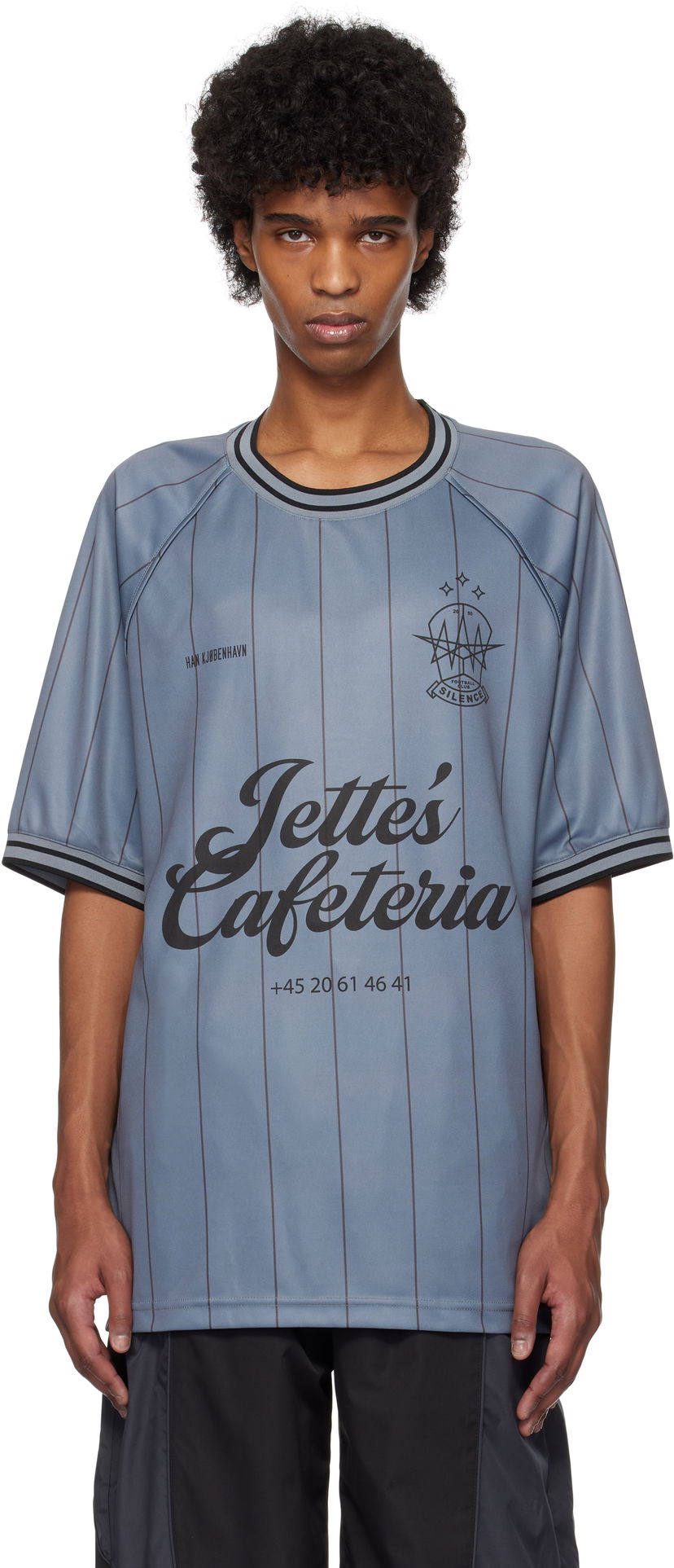 Dres Han Kjøbenhavn Han Kjobenhavn Logo Football T-Shirt Modra | M-134405