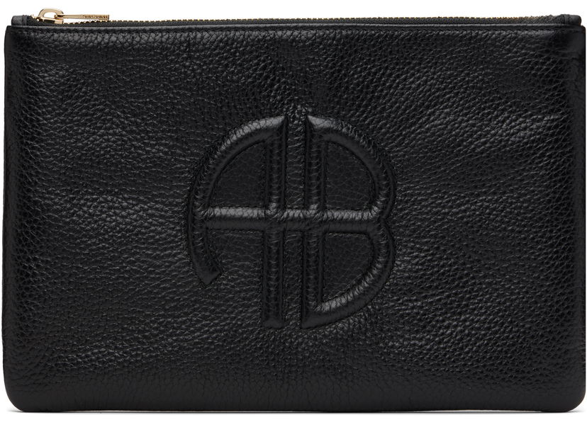 Denarnica Anine Bing Anine Bing Lili Leather Pouch Črna | A-13-10474-BLK29