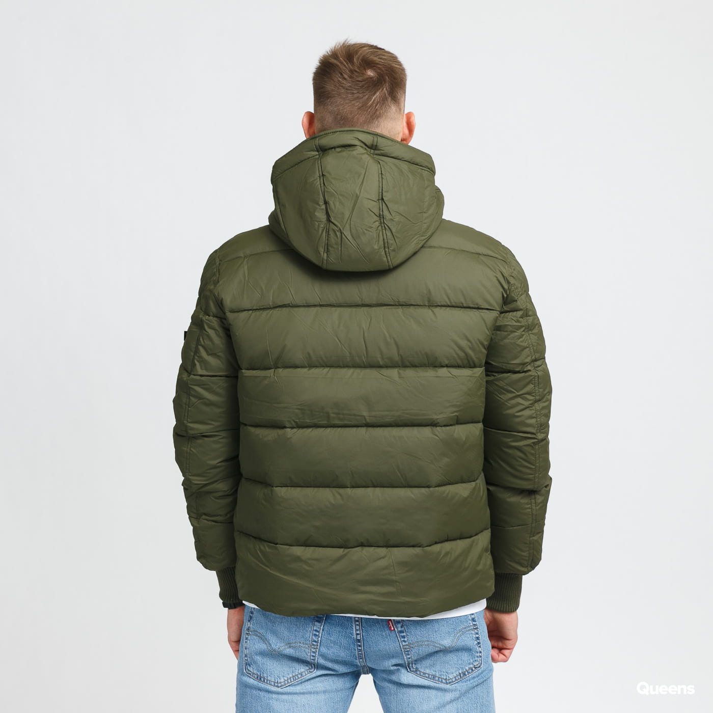 Puhovka Alpha Industries Hooded Puffer Alpha FD Zelena | 118113 257, 1