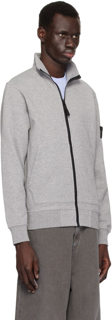 Pulover Stone Island Stone Island Logo Patch Sweatshirt Siva | K1S156100643S0051, 1
