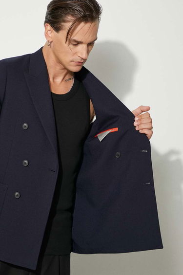 Jakna Paul Smith Paul Smith Double-Breasted Wool Blazer Mornarica | M1R.2320.N01746, 6