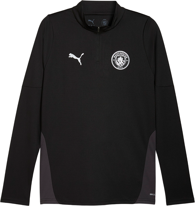 Majica Puma Manchester City Training 1/4 Zip Top Črna | 781999-14