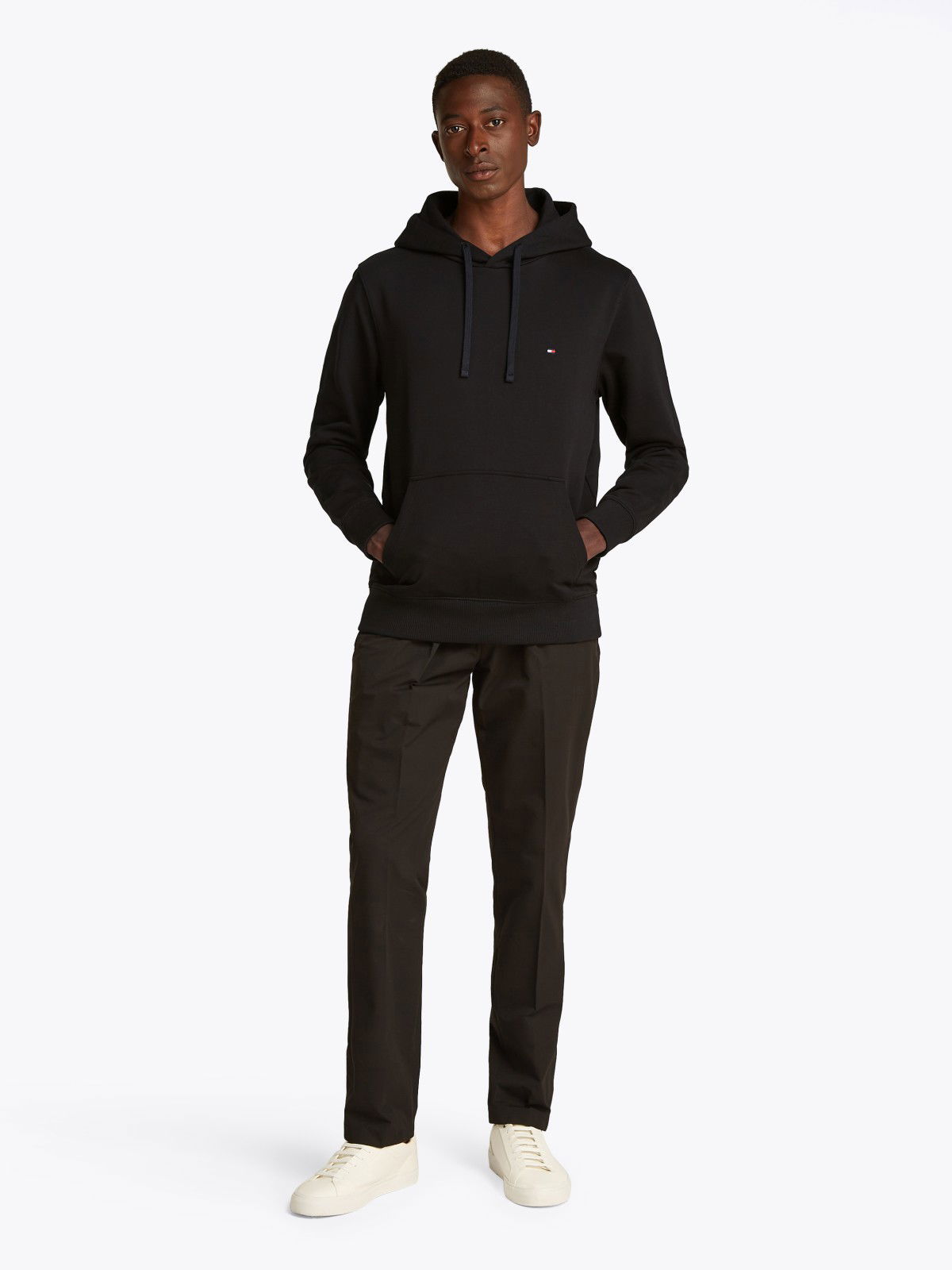 Pulover Tommy Hilfiger Tommy Hilfiger Essential Terry Hoodie Črna | MW0MW37235BDS, 1