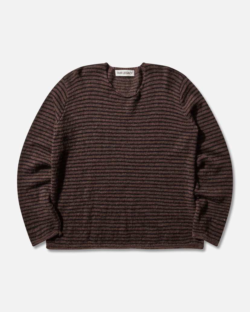 Pleteni pulover OUR LEGACY Rigid Popover Sweater Stripe Večbarvna | M4253RD 001