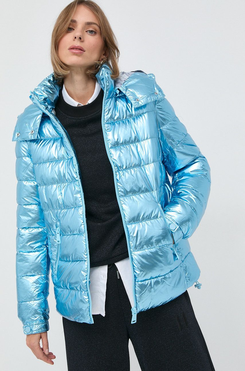 Jakna GUESS Winter Jacket Modra | W2BL26.WEWC0, 0