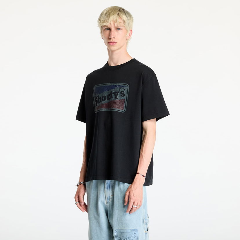 Majica Pleasures Box Logo Heavyweight T-Shirt Black Črna | P24F002 BLACK