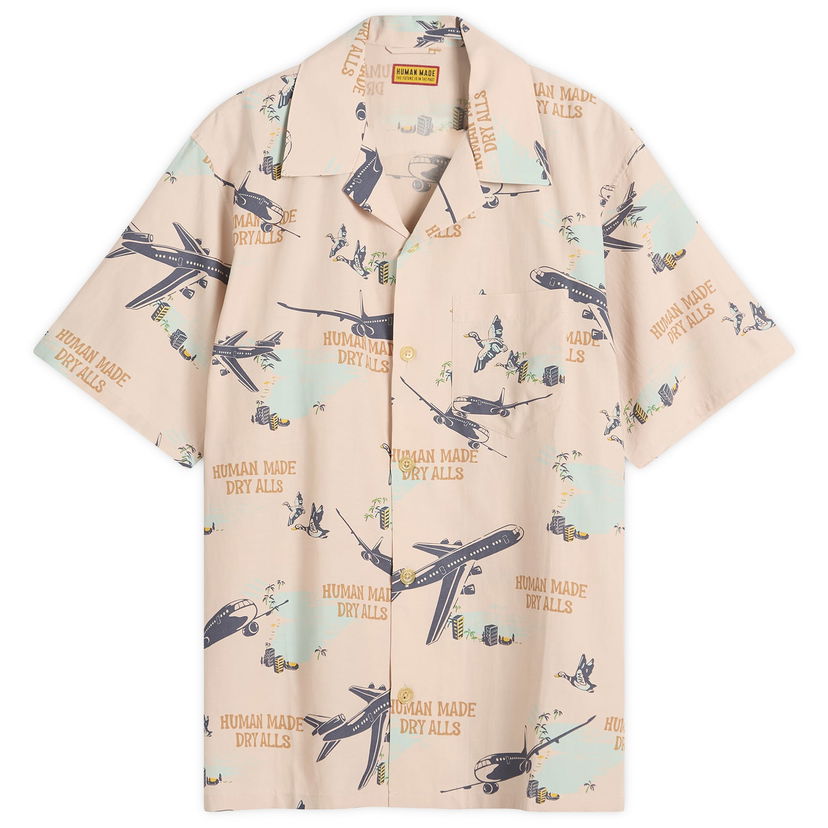 Srajce Human Made Human Made Aeroplane Vacation Shirt, Size Large Roza | HM29SH025-PNK