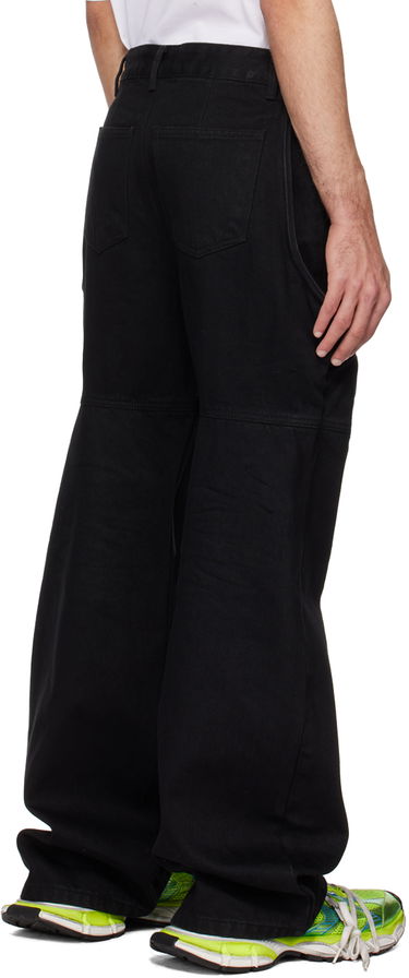 Cargo hlače We11done Wire Relaxed-Fit Jeans Črna | WD-DP0-24-339-M-BK, 2