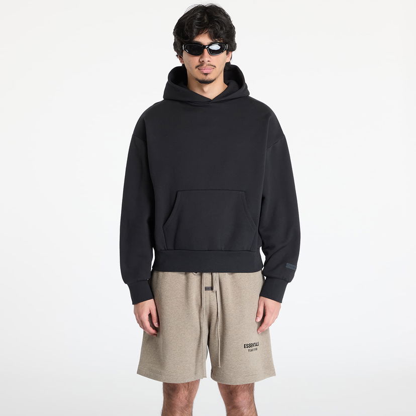 Pulover Fear of God Fear of God Essentials Classic Fit Fleece Hoodie Črna | 192AS252050F-861