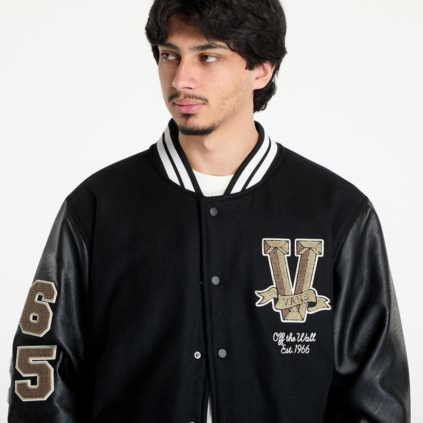 Bomber jakna Vans LX Tour Jacket Črna | VN000MDKBLK