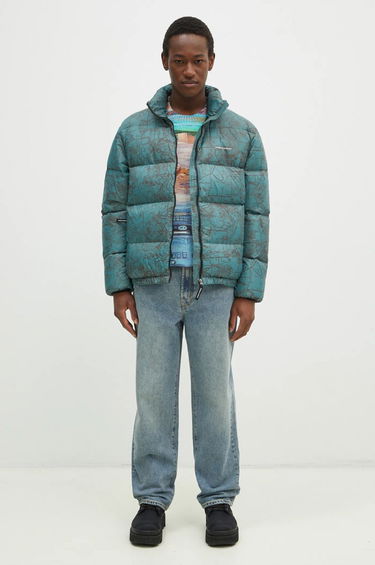 Puhovka thisisneverthat thisisneverthat PERTEX T Oversized Down Jacket Zelena | TN243OOWHS02, 4